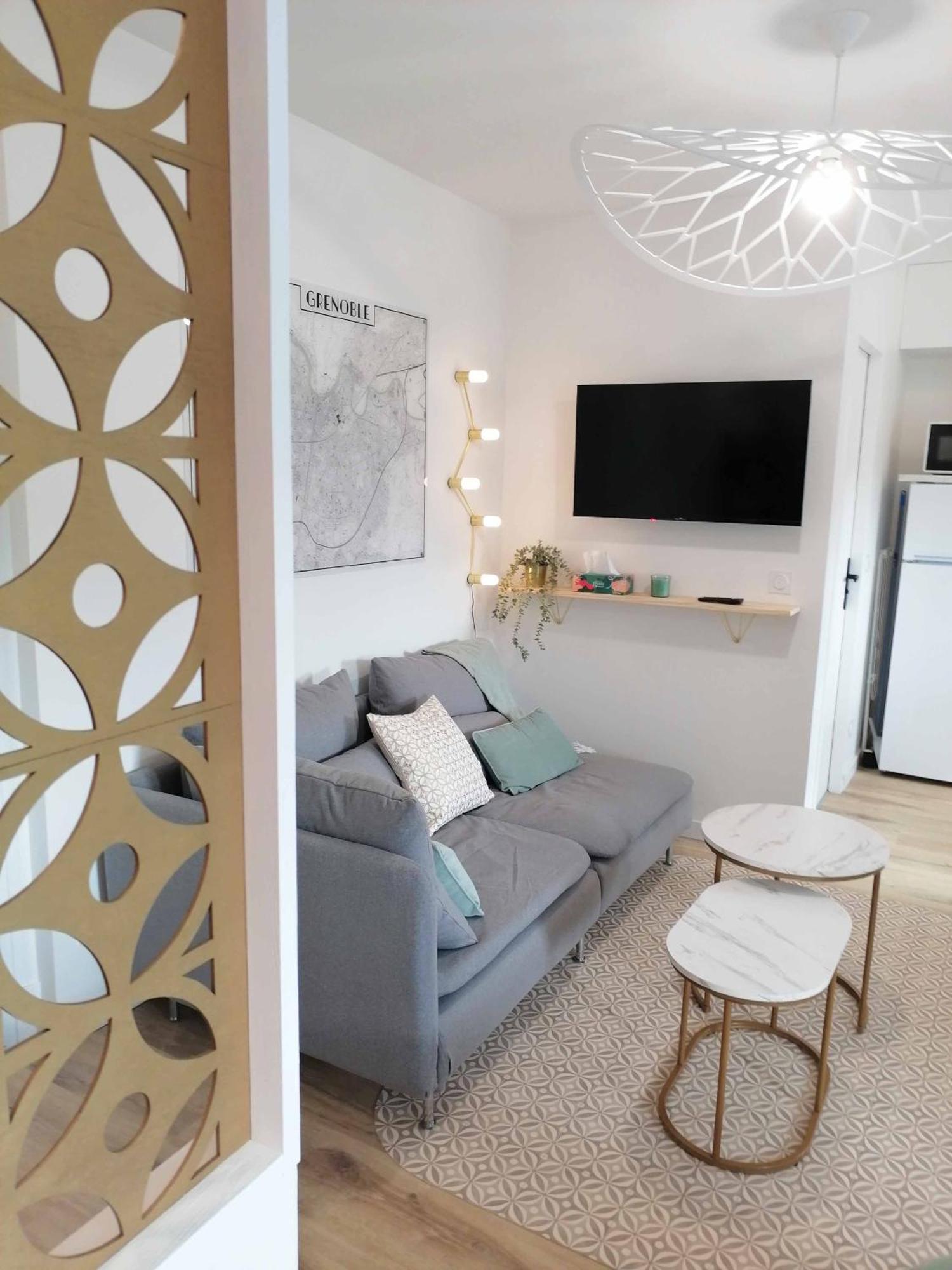 Appartement Hagaki Vue Panoramique Proche Gare Netflix Grenoble Buitenkant foto