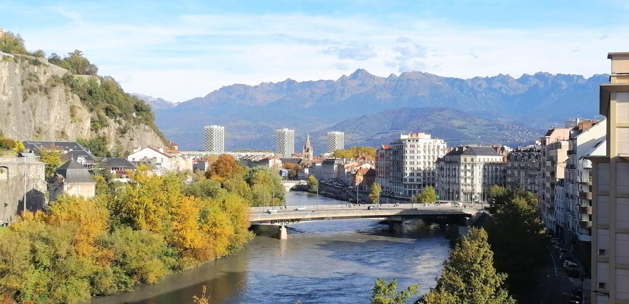 Appartement Hagaki Vue Panoramique Proche Gare Netflix Grenoble Buitenkant foto